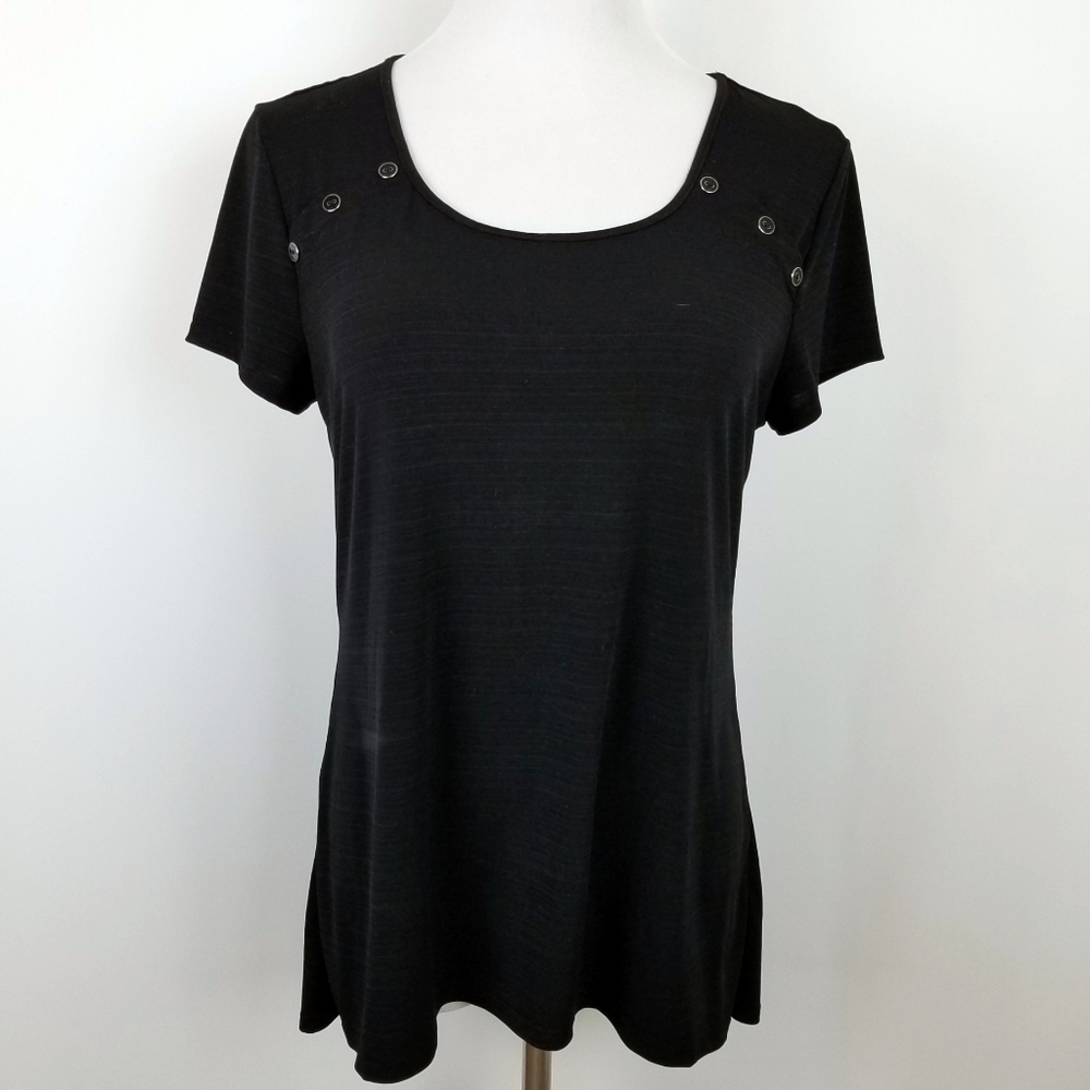 Susan Lawrence Black Top | sz M